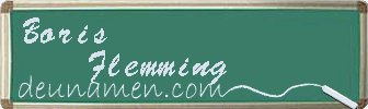 Boris Flemming Visitenkarte